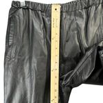 Vintage 90s Charles Klein Leather Pants Womens S Black High Rise Rock Retro Moto Photo 7
