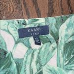 Kaari Blue  Leaf Patterned Green romper size XLarge Photo 3
