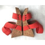 Lucky Brand Lucky Brand Marinah Orange Wedge Sandals Photo 3