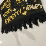 Full Circle Trends Cropped Frayed Knit VNeck Sweater Pretty Print Women's Medium Photo 4