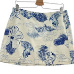 Urban Outfitters  BDG Serafina Mini Skirt Cherub Angel White Blue Size Large Photo 0