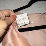 Alfred Sung NWT Toasted Sugar Pink Sleeveless V-Neck Satin Gown Size 4 Photo 6