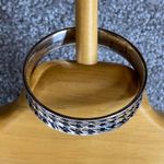 Premier Designs Vintage Bangle Style Silver Color Bracelet Houndstooth Pattern Photo 9