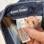 American Eagle Outfitter Women's Mid-Rise Super Skinny Jeans Blue Denim Size 6R Photo 2