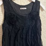 Monoreno Women’s  black sleeveless top‎ size large Photo 11