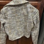 Chic Cream and Brown Blazer Photo 3