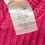 Marine layer  Skylar Mockneck Sweater Chunky Knit Bubblegum Pink Size Small Photo 6