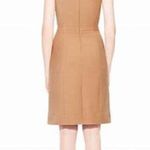 Tory Burch Azalea Camel Tan Wool Sleeveless Sheath Dress Size 4 Photo 1