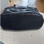 Coach Hamilton Purse Shoulder Hand Bag Black Pebble Leather Tote, Medium, EUC Photo 6