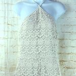 Sundays August Jumpsuit Womens S Ivory Crochet Lace Halter Lined Boho NWT $160 Photo 4