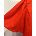 Knox Rose  Women's Orange Red‎ Short Sleeve Lace Up Top Cotton Women’s Size Large Photo 10