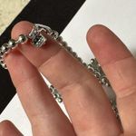 Dress Up Signed MMS Silver Tone / Turquoise Blue Color Statement  Necklace Photo 7