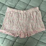Victoria's Secret Victoria Secret Pink Floral Pajama Shorts Large Photo 0