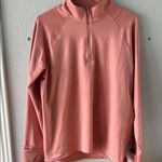 Athleta Whistler Half Zip Sweatshirt Women’s Size Large Rose Pink Photo 0