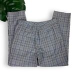 Halogen Grey Plaid Slim Fit Ankle Pants Photo 3