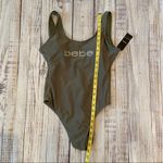 Bebe  Olive Low Back One Piece Swimsuit. Size Small. NWT Photo 7