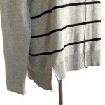 Forever 21  Gray and Black Stripe Comfy Oversized Tunic Sweater Size Medium Photo 4
