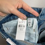 Loft  The Relaxed Straight Mid Rise Patch Pocket Jeans Size 28/6 Photo 2