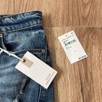 Good American  Bombshell Short in Blue646 Size 4/27 NEW Distressed Denim Shorts Photo 4