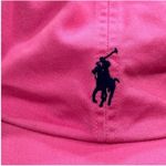 Ralph Lauren  Vibrant Pink Cap with Navy Logo Photo 1