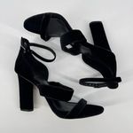 Vince Camuto New Velvet Robeka Heeled Sandal Black 8.5 Photo 8