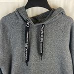 Calvin Klein CK Performance Dark Gray Cropped Logo Hoodie Women’s Size Small Photo 4