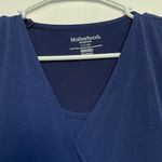 Motherhood  Nursing Navy Blue Knee Length Dress Size Small EUC #4742 Photo 2