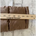 7 For All Mankind Seven For All Mankind Bronze Puffer Oversized Cropped Adjustable Waist Jacket XS Photo 5