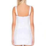 For Love & Lemons White Monika Corset Denim Mini Dress Photo 2