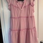 Umgee  Dress Women’s Pink Pinstripe  Photo 0