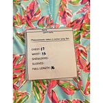 Lilly Pulitzer Briella Pink In The Vias Fit & Flare V-Neck Dress Sz M Tropical Photo 9