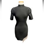 BELLA BARNETT Mini Bandage Trendy Rhinestone Black Bodycon Dress Size M NWT Size M Photo 1