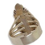 Sterling Silver Vintage Philippines  Turquoise Inlay Ring Women’s Sz 6 Photo 3