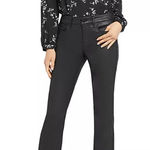 NYDJ NWT  Marilyn Coated High Rise Straight Jeans Black / Gray SZ-20W Photo 0