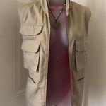 90s streetwear retro sleeveless cargo oversize jacket vest Size M Photo 0