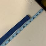 Blue Vintage 1970s Bow Strap Style Belt Size Large Photo 5