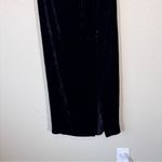 Vintage NightsWay Black Velvet Strapless Midi Dress Womens 4 Formal Boning Photo 9