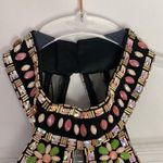 Faviana  black two piece beaded prom pageant dress Photo 3