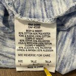 NFL Team Apparel New York Giants Tee Women's Size Large Jeweled 3/4 Sleeves Blue Photo 4