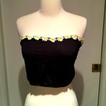 PacSun LA Hearts for  Black Daisy Trim Tube Top Photo 1