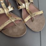 Kenneth Cole  Reaction Gold Strappy Flat Gladiator Sandals Size 8 Photo 2