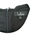 Lulus  Metallic, Lined, Twist Knot, Long Sleeve Cocktail Dress, Size Medium Photo 4