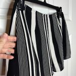 Show Me Your Mumu  NEW Medium Sawyer Shorts Black White Striped Photo 1