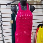 Active USA - New pink backless cut out halter style dress knit Photo 1