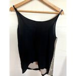 Maje Debardeur de Paille Microsequin Gold Top w Lamb Leather Straps 3 Large L Photo 5