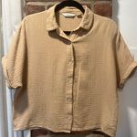 Glassons Glassine Oversized Cotton Gauze Button down blouse  Photo 2