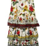Alice + Olivia Valencia Floral Print Cotton Tiered Maxi Dress Size 0 Photo 3