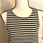 Old Navy | Black/white striped sleeveless A-line shirt dress. Super cute & comfy! Photo 1