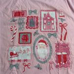 Comfort Colors Light Pink coquette Holiday Collage Graphic Tee Photo 3
