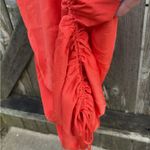 Free People NWT Day to Night Slip Dress Mandarin Red Size Large Photo 4